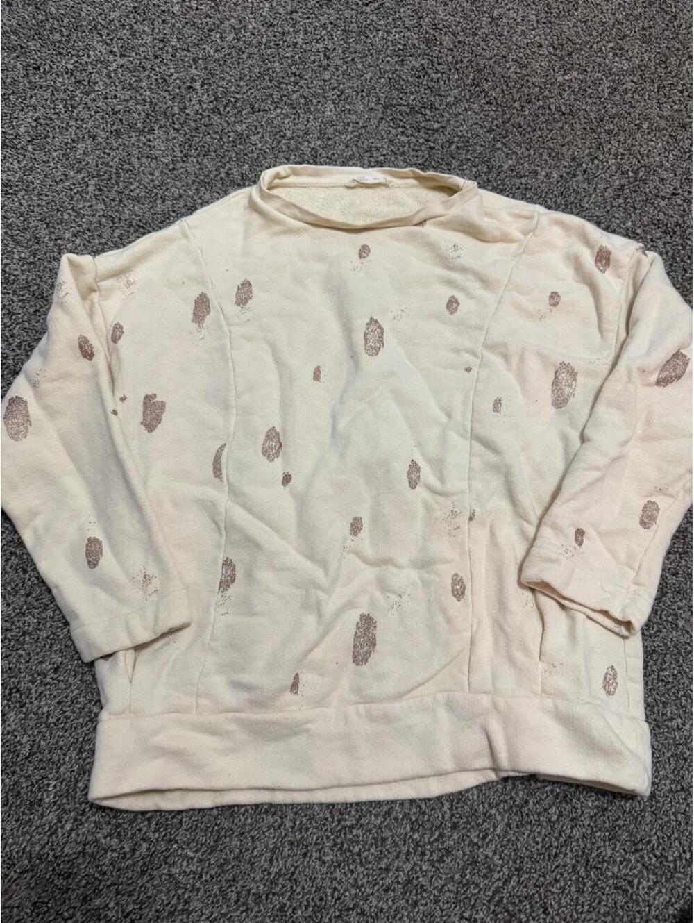 Zara Kid's Cream and White Jumper